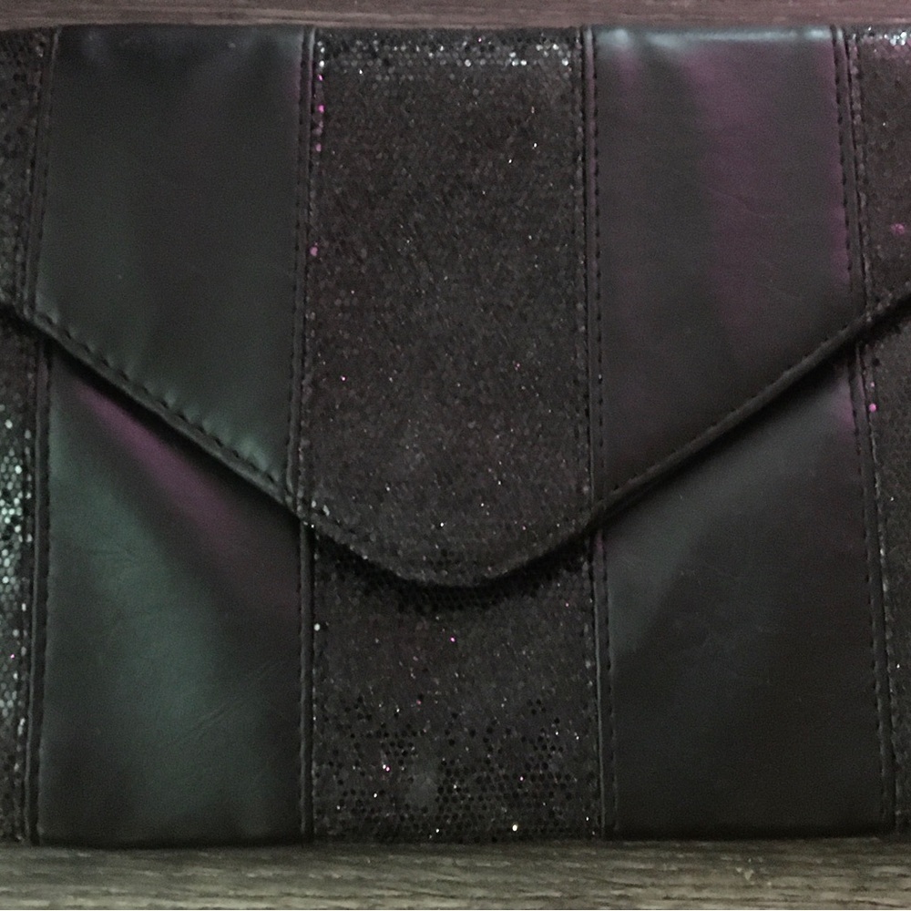 Black Clutch Shimmering Bag